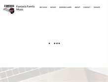 Tablet Screenshot of fantasiafamilymusic.org